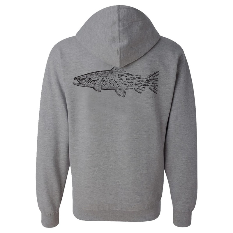 Rep Your Water Adult Brown Snacks Pullover Hoody