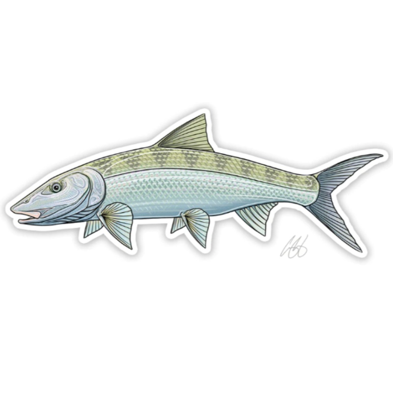 Casey Underwood Bonefish Decal