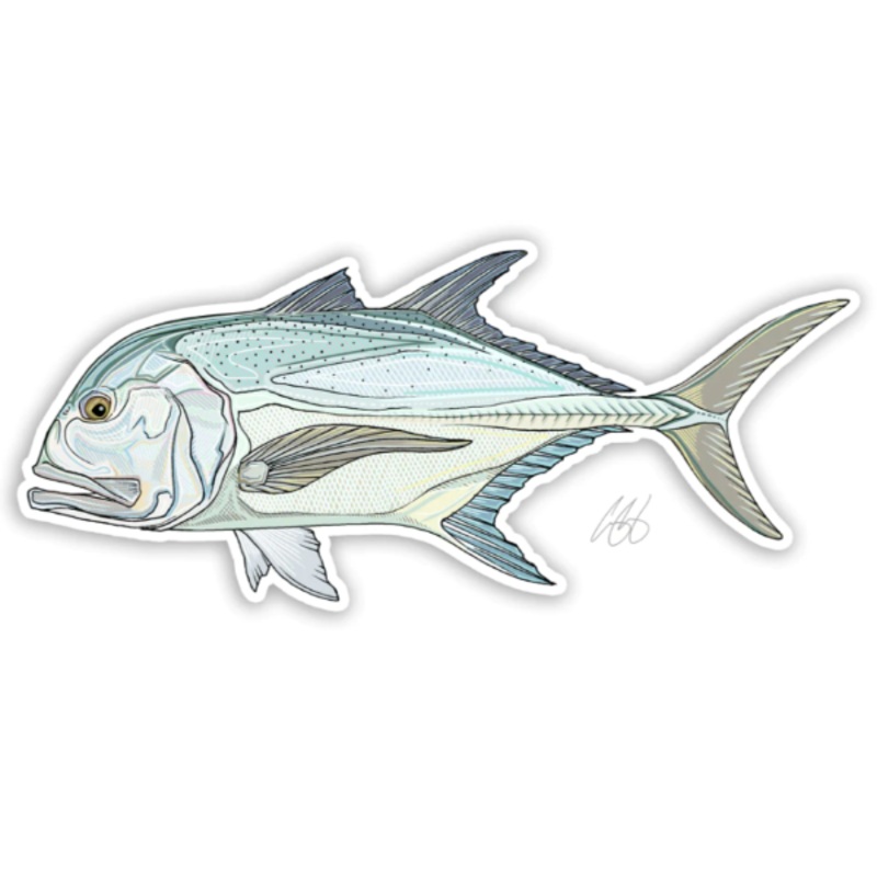 Casey Underwood Giant Trevally Decal