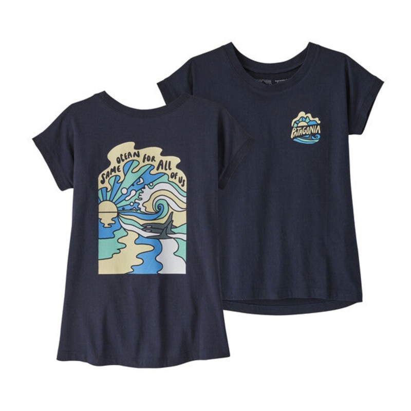 Patagonia Girls' Regenerative Organic Cotton Graphic T-Shirt