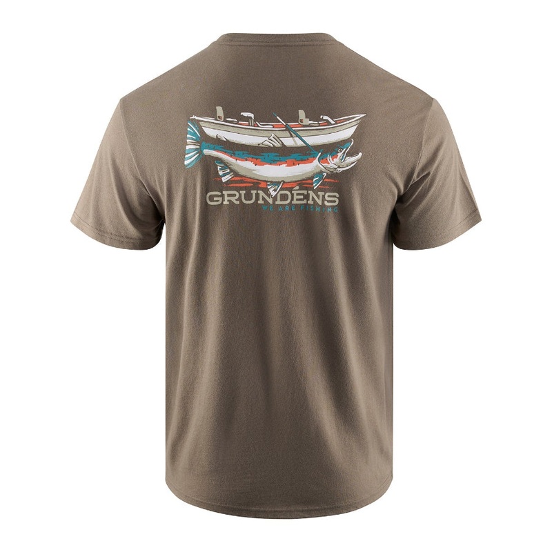 Grundns Men's Drift Boat Short Sleeved T-Shirt