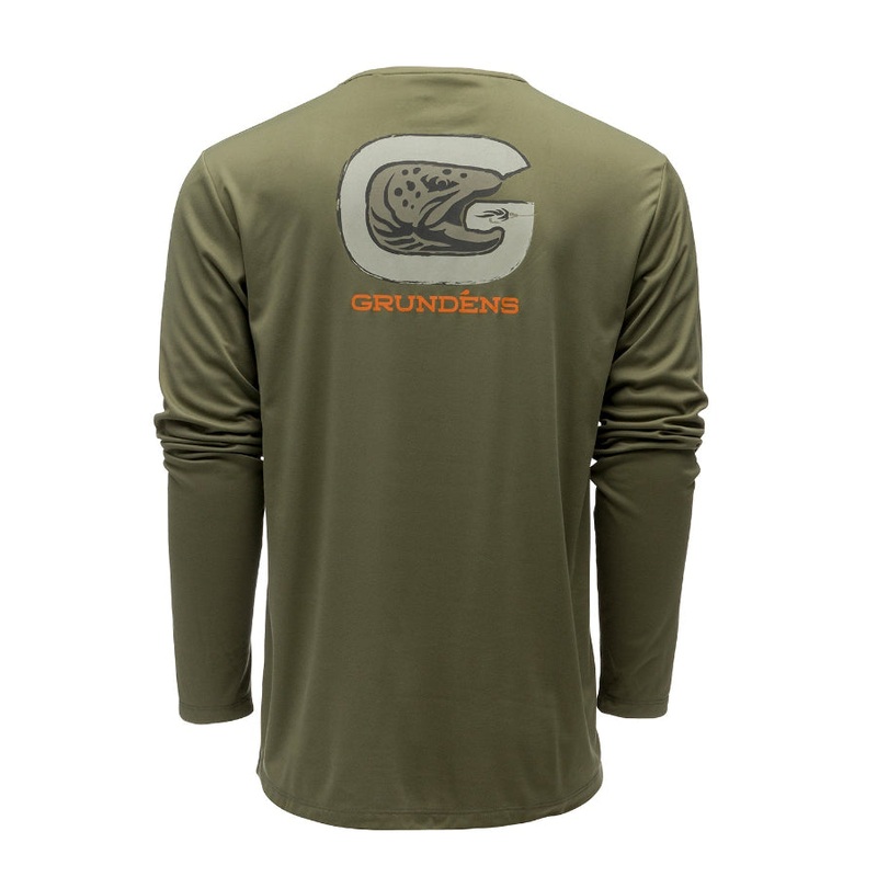 Grundns Men's G Trout Long Sleeved UPF Tech Tee
