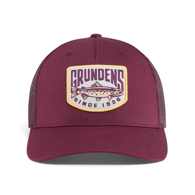 Grundns Trout Patch Trucker Hat