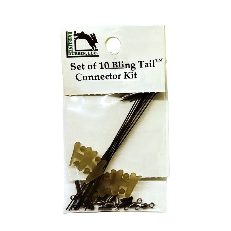 Hareline Bling Tail Connector Kit for Medium and Large Tails
