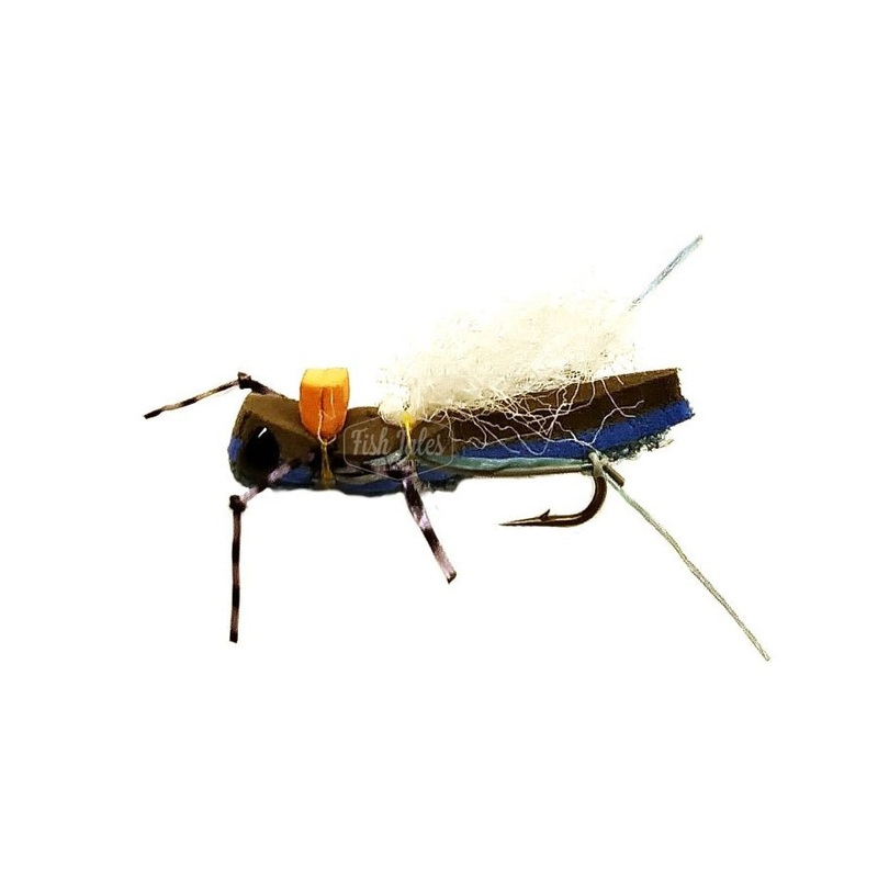 MFC Flies Pavlovich's Yellowstoner Hopper Foam Dry Fly