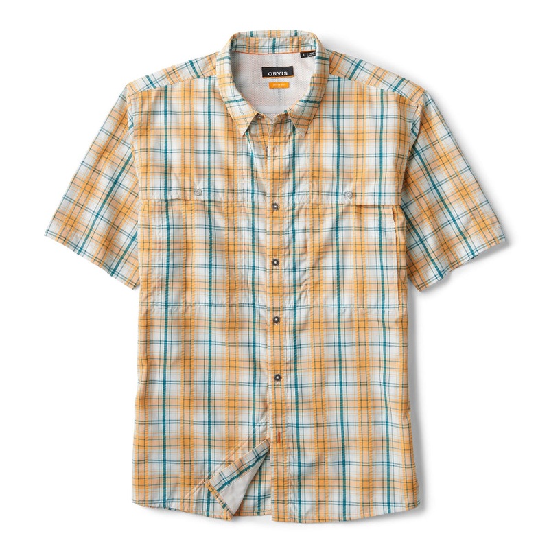 Orvis Men's Open Air Caster Short Sleeved Plaid Shirt