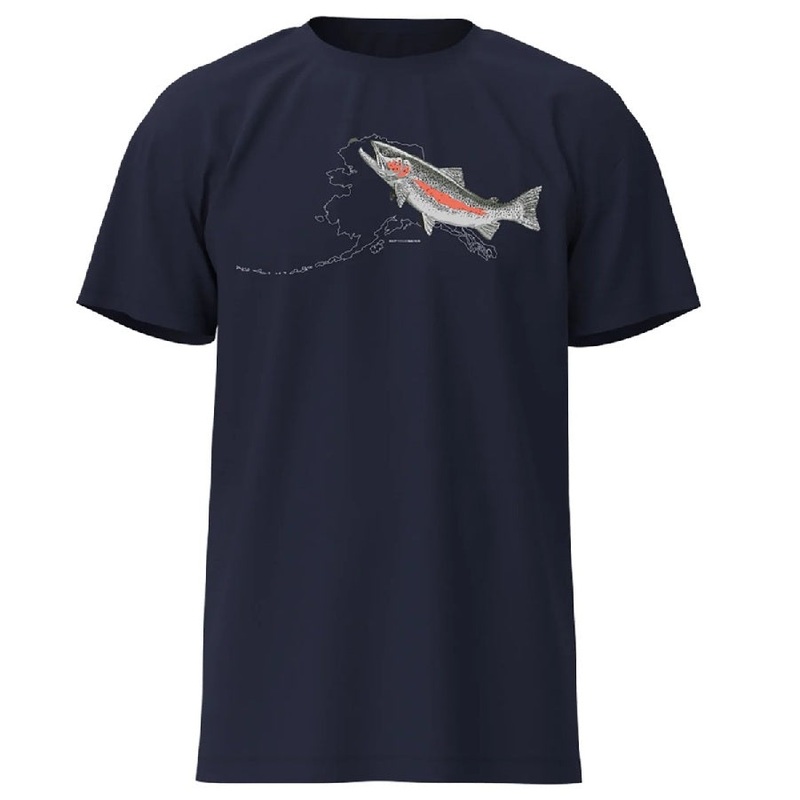 Rep Your Water Men's Alaska Rising Rainbow Tee