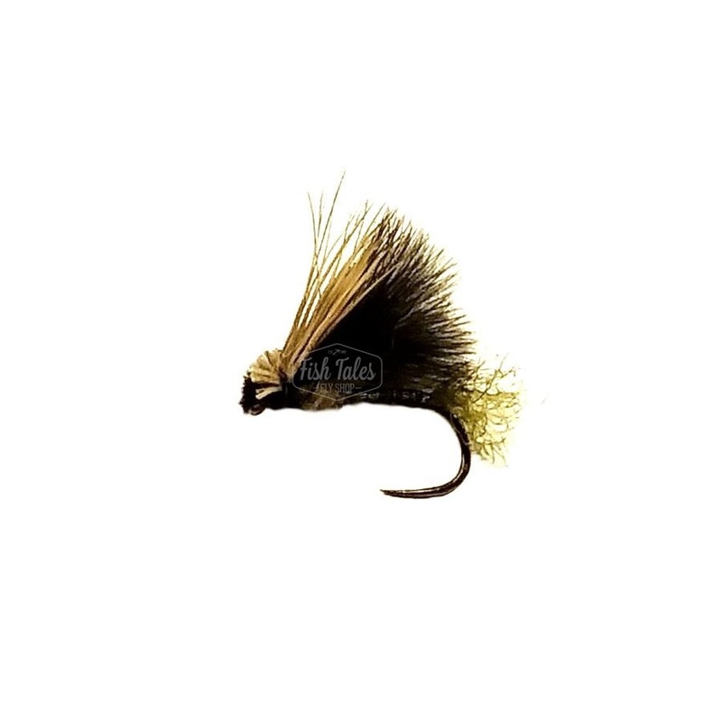 YFG Flies Pav's Elk Butt Caddis Dry Fly