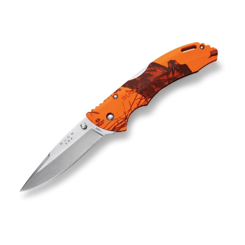 Buck 286 Bantam Bhw Folding Knife Blaze Camo