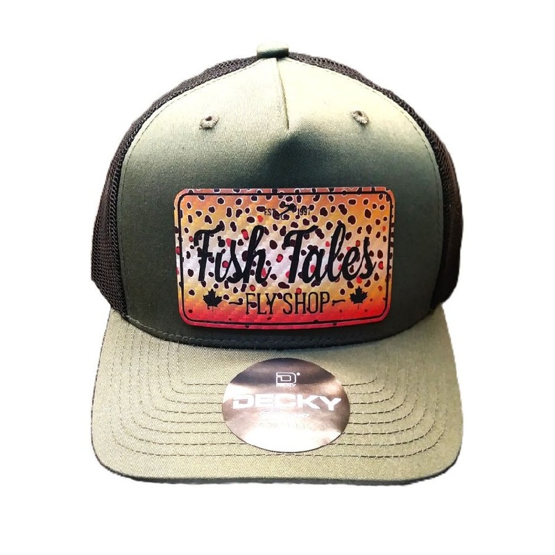 Fish Tales Brown Trout Patch 5-Panel Trucker Hat