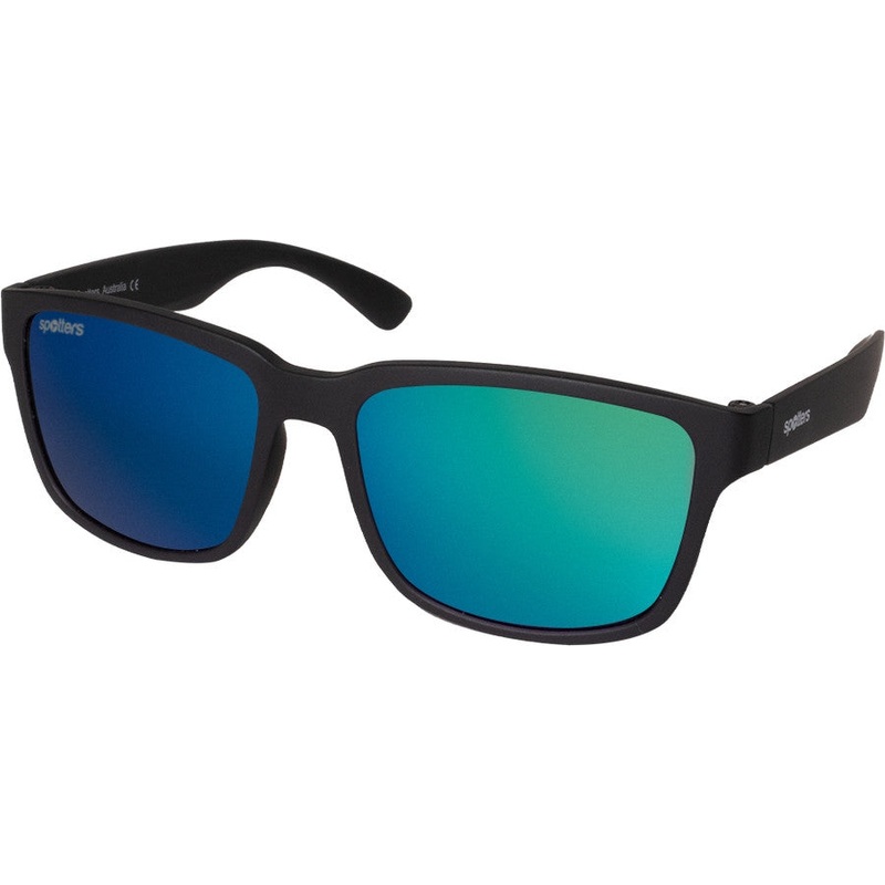 Spotters Kids Kanga Polarised Sunglasses (matt Black Green)
