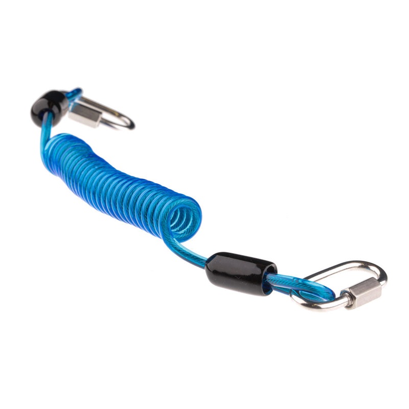 Toit Tether Blue Coil Lanyard