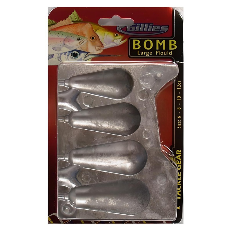 Gillies Bomb Sinker Mould Large