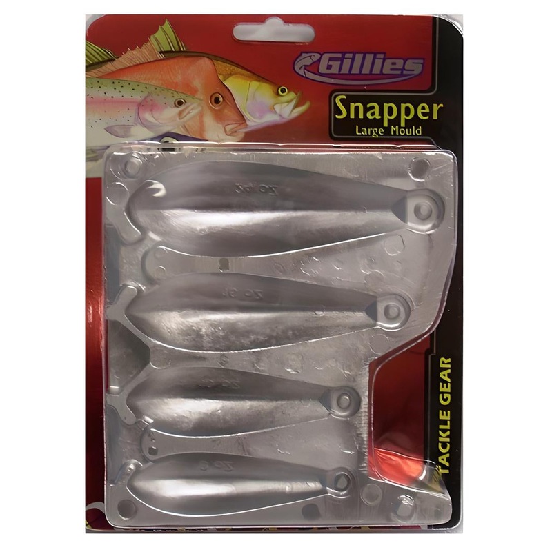 Gillies Snapper Sinker Mould Large