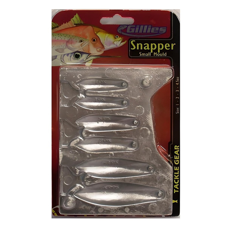 Gillies Snapper Sinker Mould Small