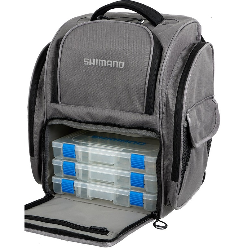 Shimano Backpack & Tackle Box Grey