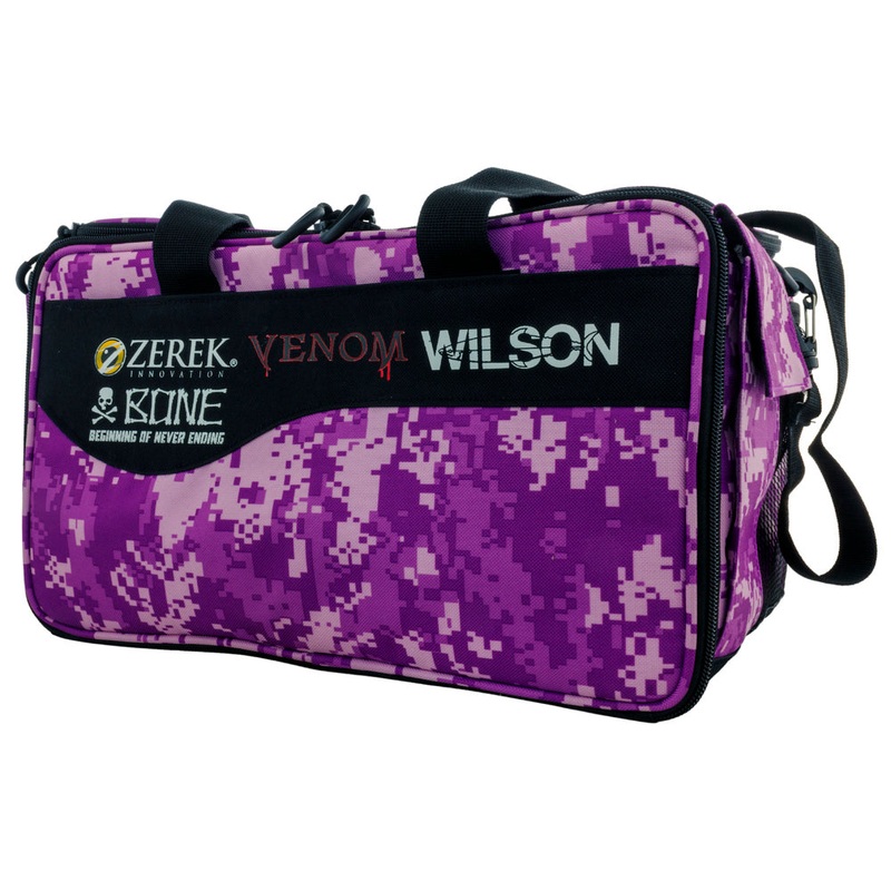 Wilson Tackle Bag Digi Camo Purple Large