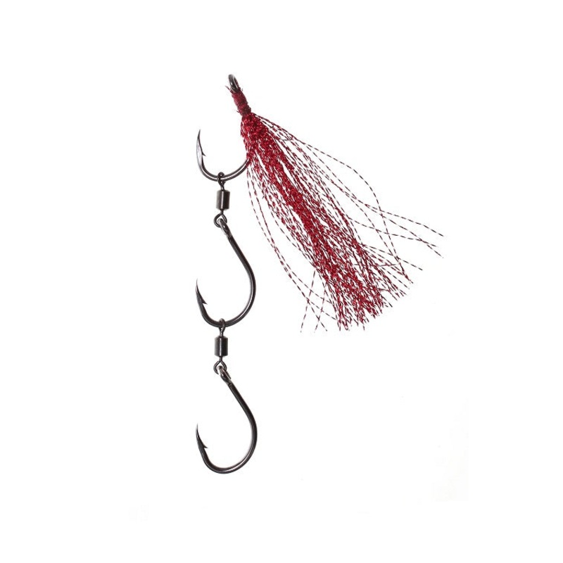 Elkat Striker 7 Gang Hooks Red