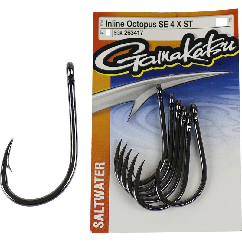 Gamakatsu Inline Octopus 4x Hooks