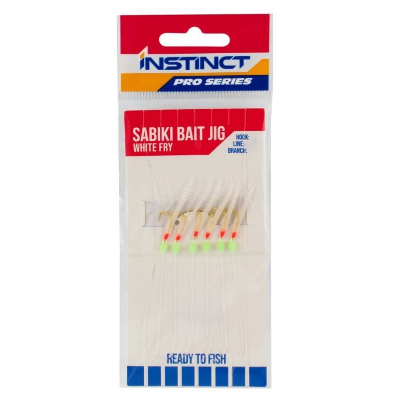 Instinct Pro Sabiki Bait Jig White Fry
