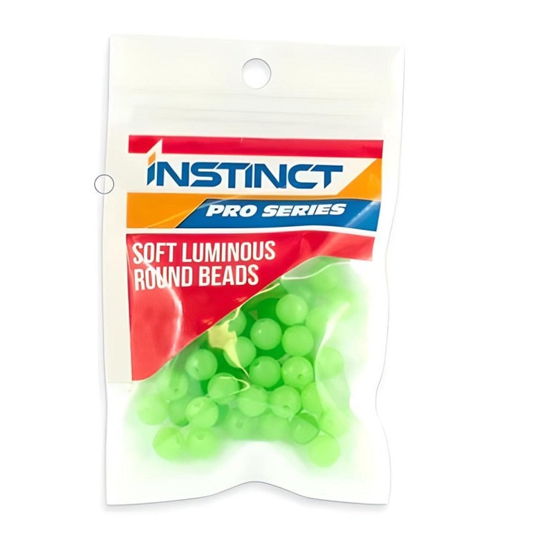 Instinct Pro Soft Lumo Round Beads Green