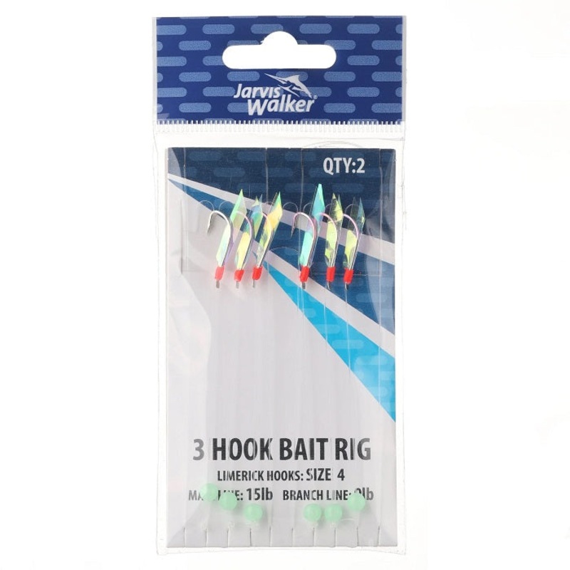 Jarvis Walker Bait Jig 3 Hook 2 Pk