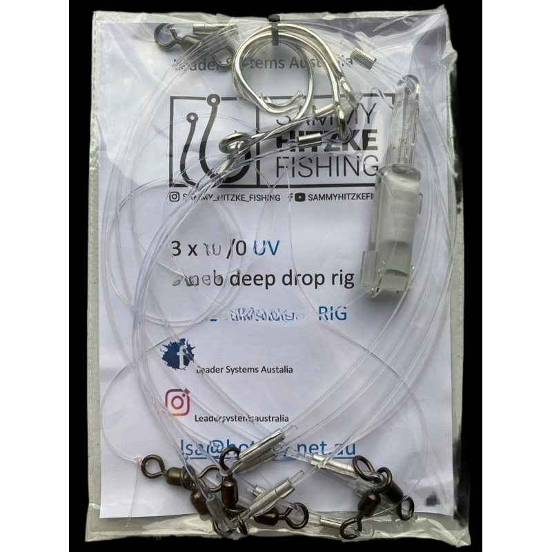 Lsa Deep Drop 3 Hook Disco Pre-made Rig