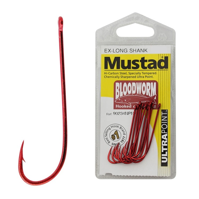 Mustad 90234 Bloodworm Hooks