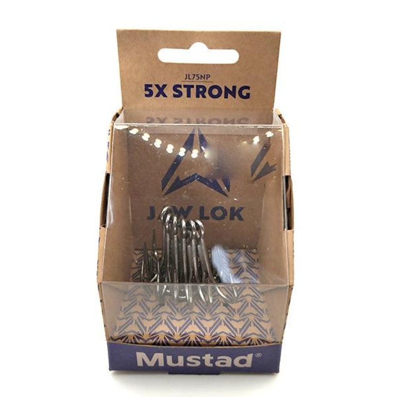 Mustad Jaw Lok 5x Treble Hooks