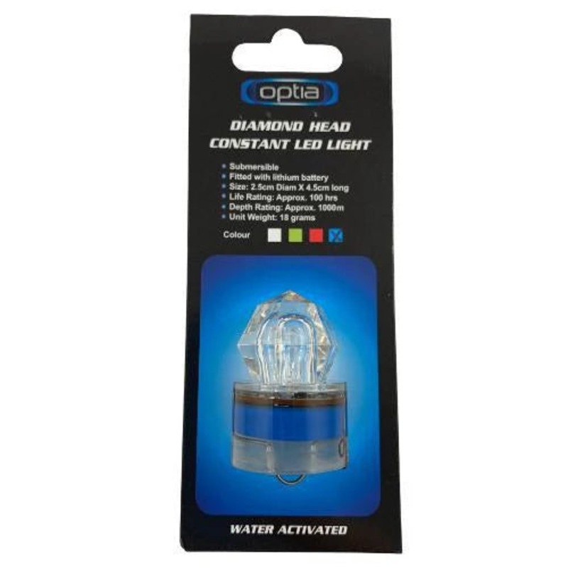 Optia Diamond Head Led Strobe Light Blue