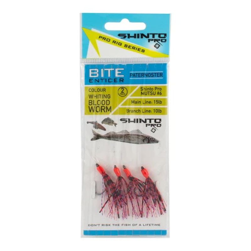 Shinto Pro Bite Enticer Running Carlisle Pre-made Rigs Sz 4