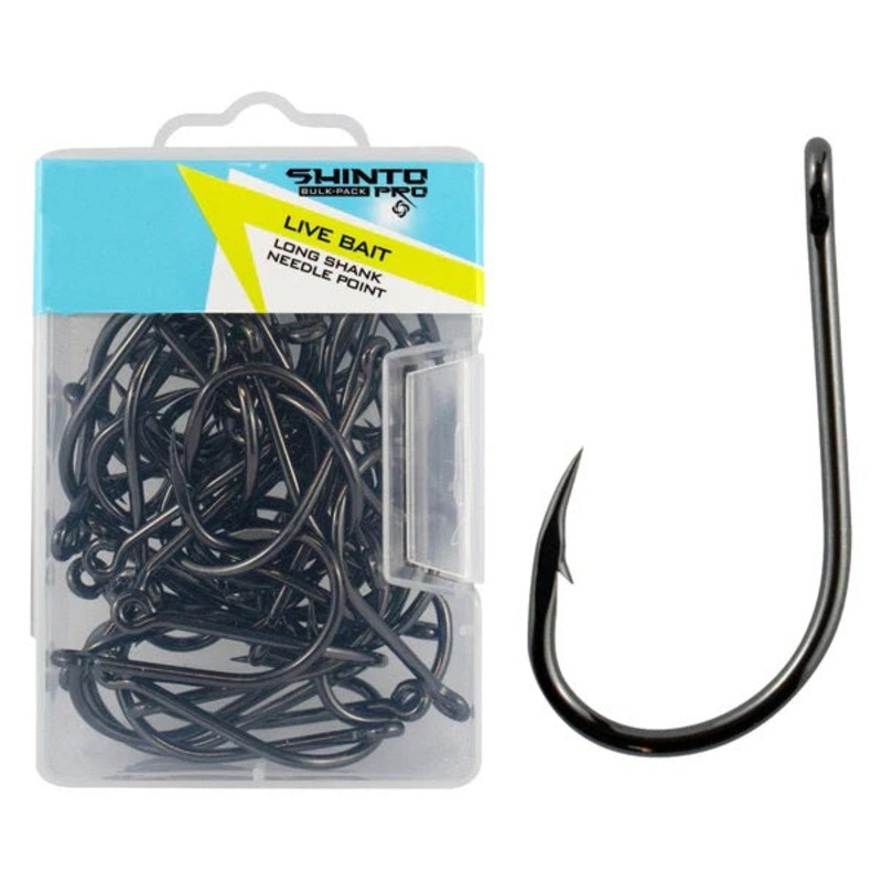 Shinto Pro Live Bait Long Shank Bulk Hooks