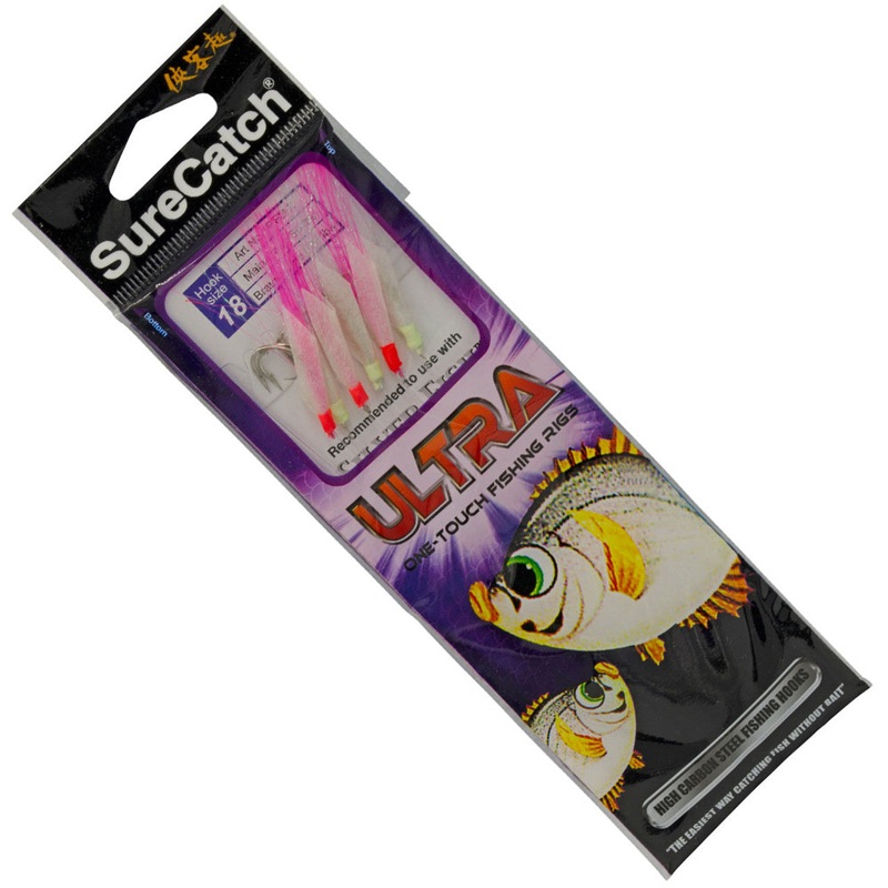 Surecatch Sabiki Ultra Bait Jig White/pink