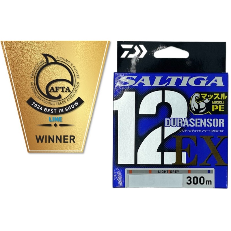 Daiwa Saltiga Durasensor 12 Ex Braided Fishing Line Grey