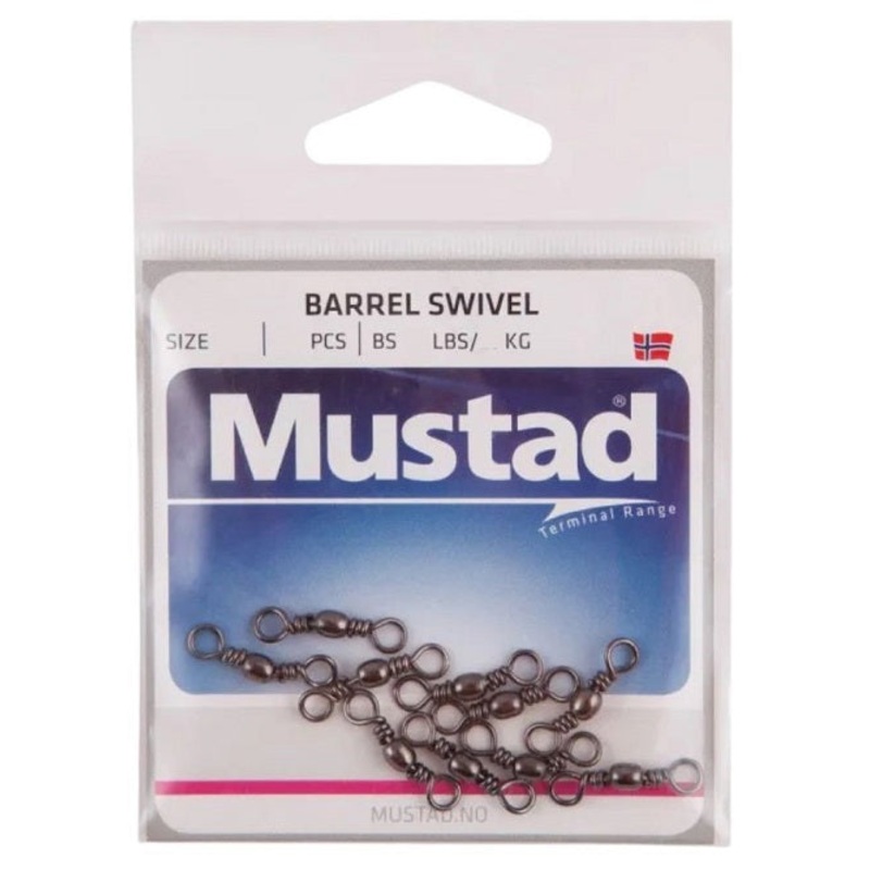 Mustad Barrel Swivel