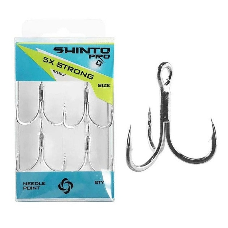 Shinto Pro 5x Strong Treble Hooks >
