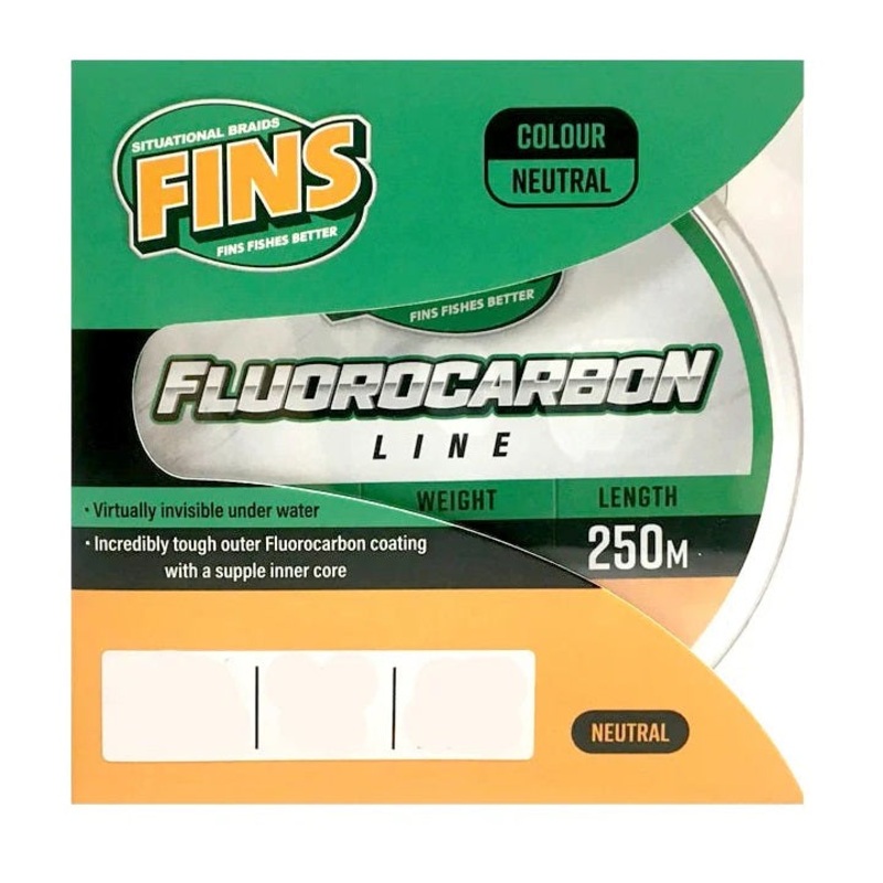 Fins Fluorocarbon Fishing Line 250m ><