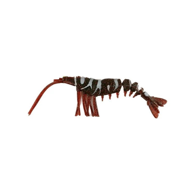 King Brown Killer Prawn 8" Pre-rigged 9/0 3/4oz Soft Plastic Lure