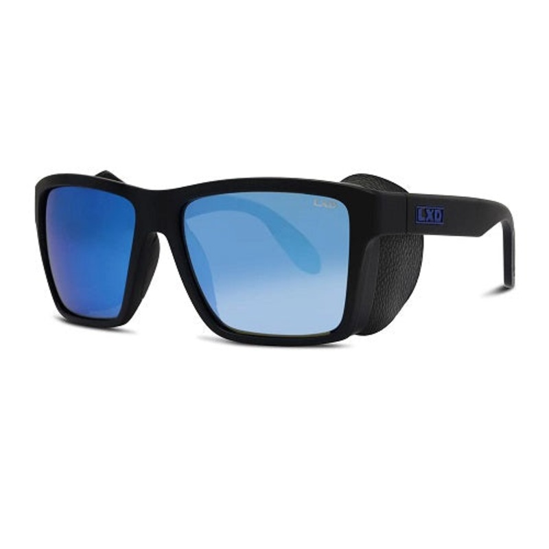 Liive Lxd Xg Caspian Mirror Polarised Sunglasses (matt Black Blue)