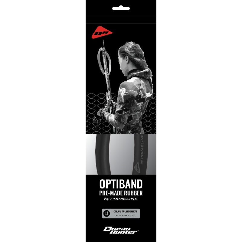 Ocean Hunter Primeline Optiband Gun Rubber 16mm Black