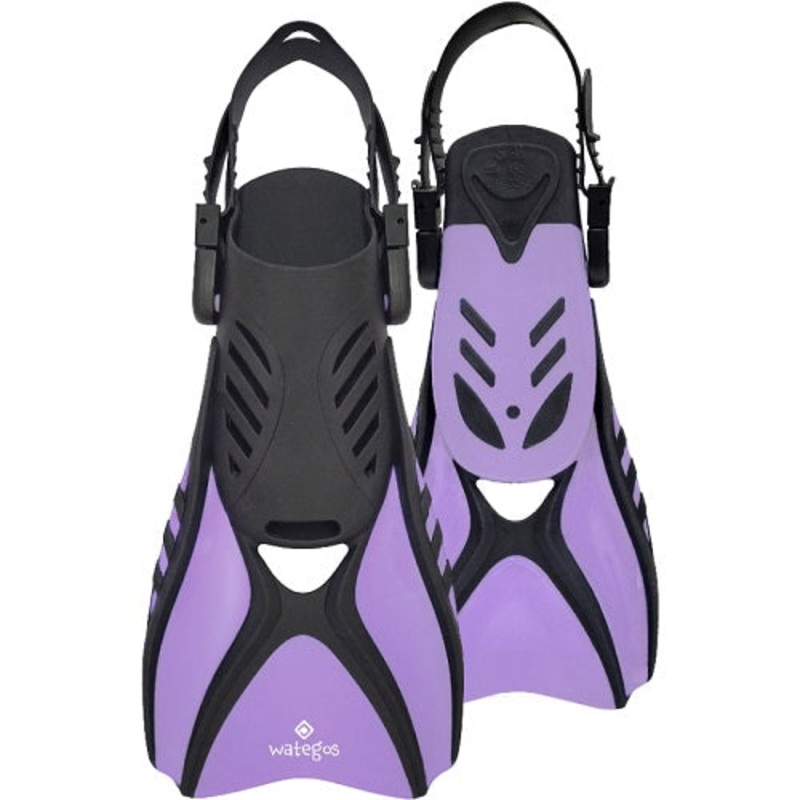 Ocean Pro Wategos Junior Fins Lilac/black