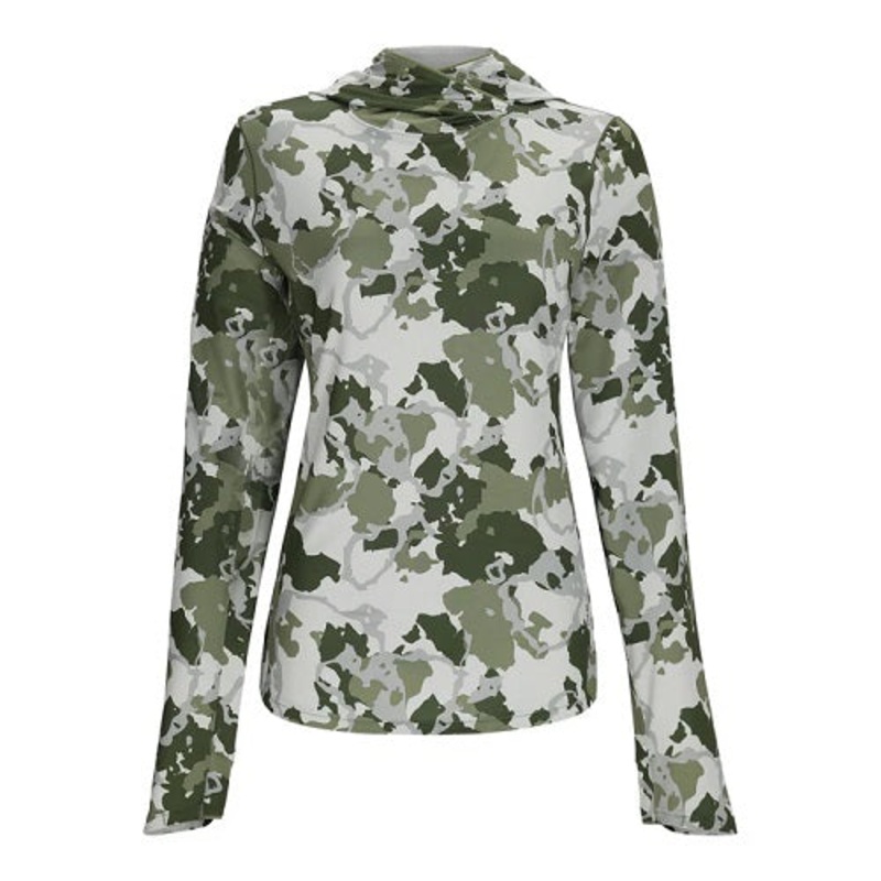Simms Hoody Womens Solarflex Regiment Camo Clover