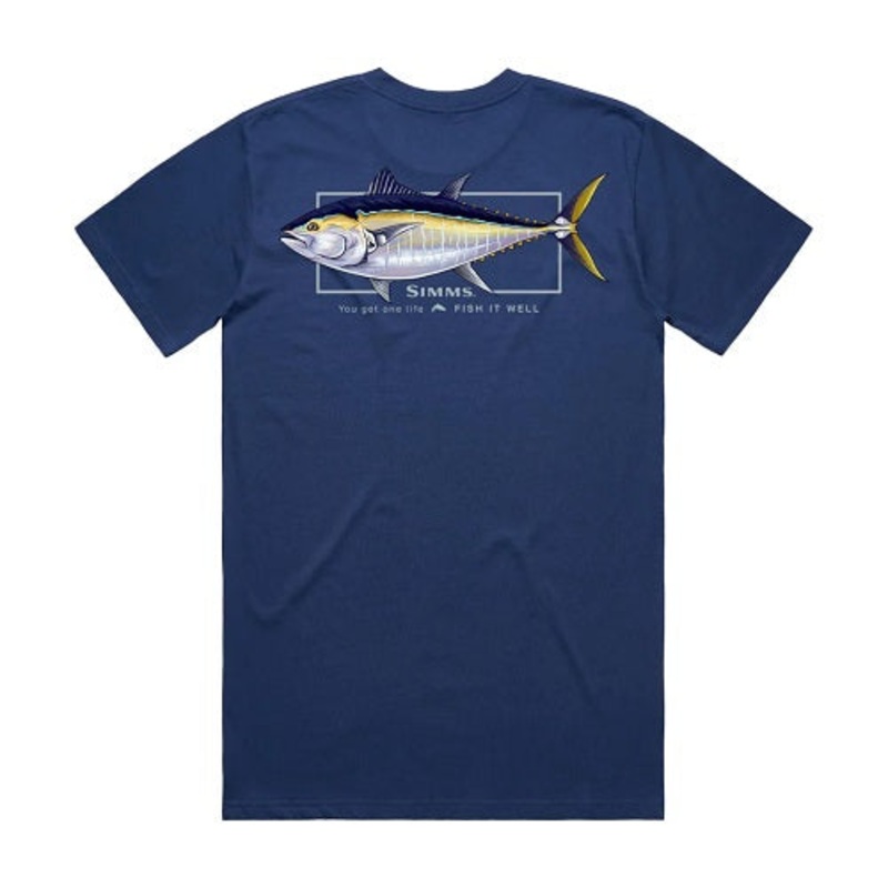 Simms Shirt Artist Tee Bluefin Tuna Fish It Well