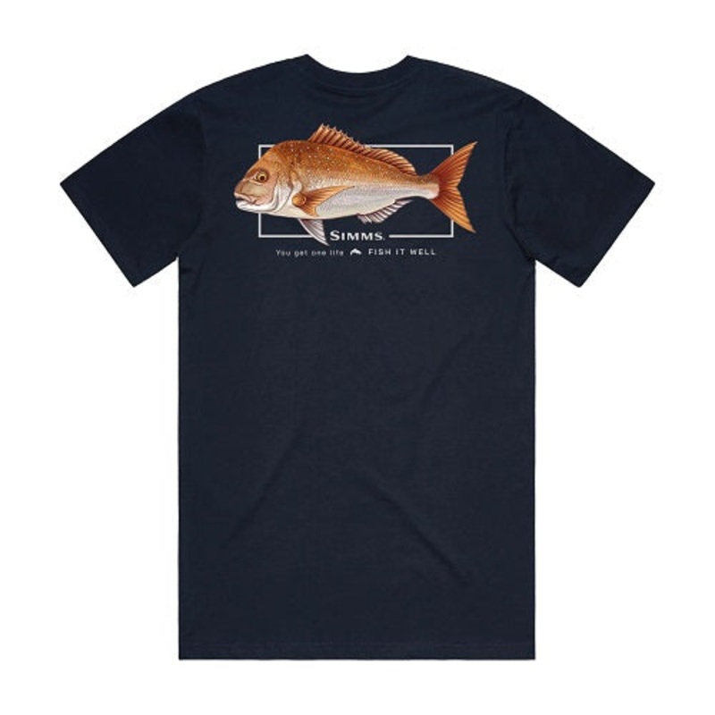 Simms Shirt Artist Tee Snapper Fish It Well