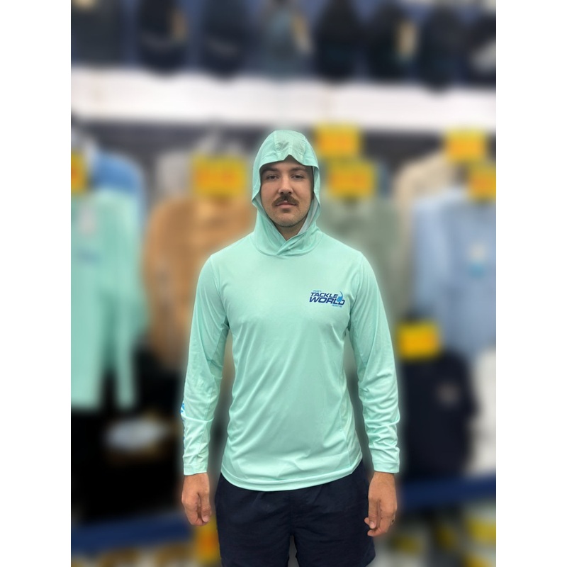 Hooded Performance Jersey Adult Seafoam