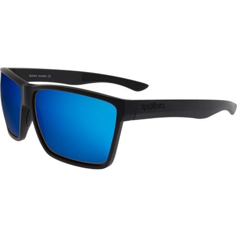 Spotters Villain Polarised Sunglasses (matt Black Ice Blue)