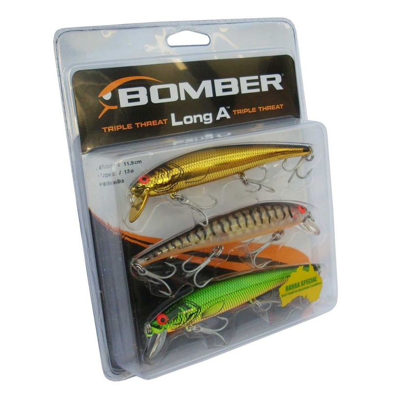 Bomber Long A 15a Triple Threat 120mm 13g Hard Body Lure