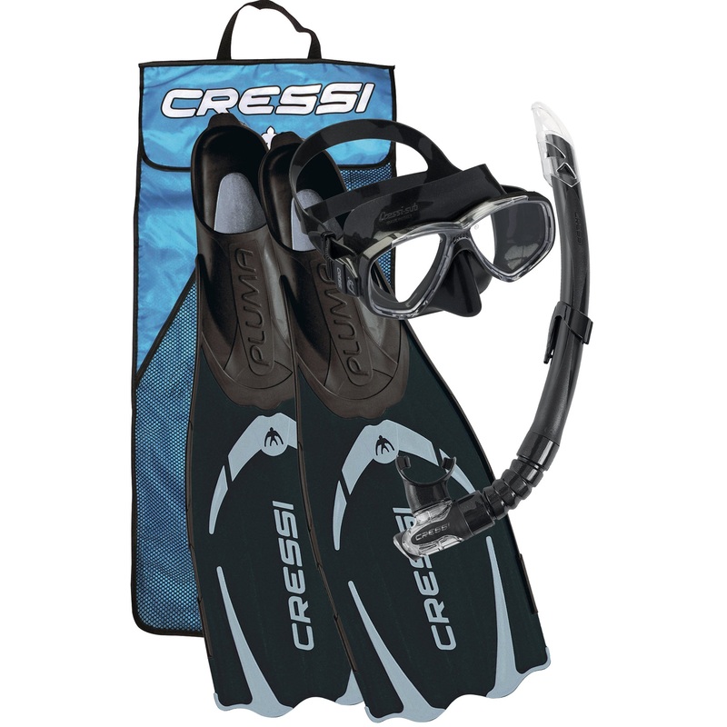 Cressi Pluma Mask, Snorkel And Fins Set >