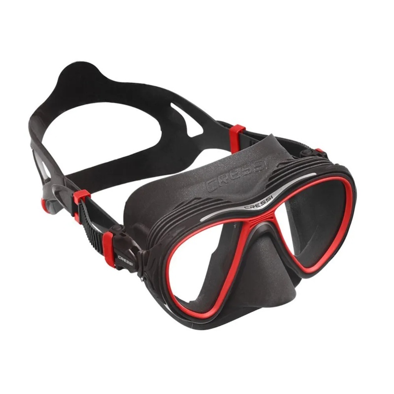 Cressi Quantum Mask Black Red >