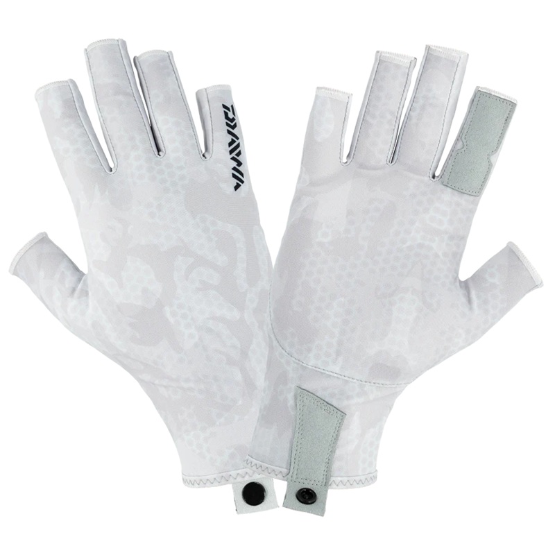 Daiwa Sun Gloves Grey Prism